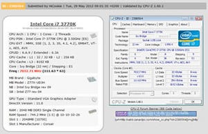 GIGABYTEのZ77マザーが"Ivy Bridge"動作クロック世界記録、7.032GHzを達成