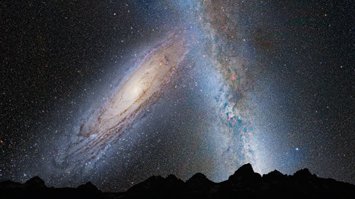 天の川銀河とアンドロメダ銀河が衝突 予測画像と動画を公開 Nasa Tech