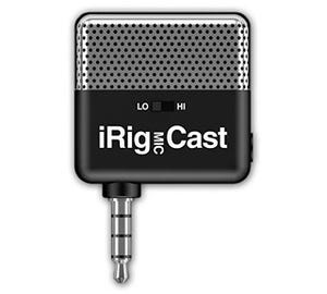 小型の単一指向性iPhone対応コンデンサーマイク「iRig MIC Cast」