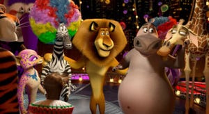 今度はヨーロッパで動物たちが珍騒動!『マダガスカル3』が全米初登場首位