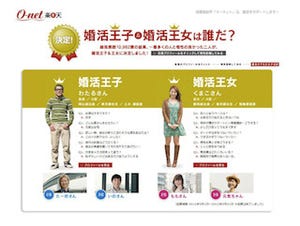 「婚活王子＆王女は誰？」～もっとも「相性の良い」会員を発表-オーネット