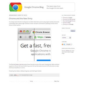 Google、Chromeにおける新MacBook ProのRetinaディスプレイ対応を表明