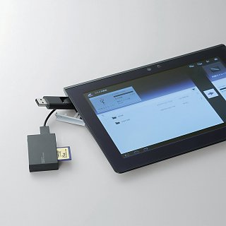 エレコム、スマートフォンやタブレットにも接続できるメモリカードリーダー