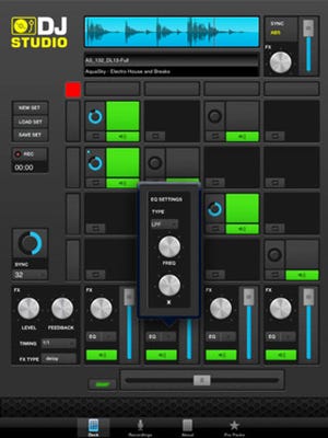 Rocudo、無料のiPad用簡単DJアプリ「DJ Studio」公開