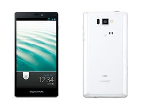 KDDI、NFCとFeliCa搭載スマホ「AQUOS PHONE SERIE ISW16SH」を28日発売
