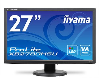 iiyama、最大110mmの高さ調節やピボットが可能なVAパネルの27型ワイド液晶