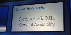 「Windows 8」の一般発売は2012年10月26日
