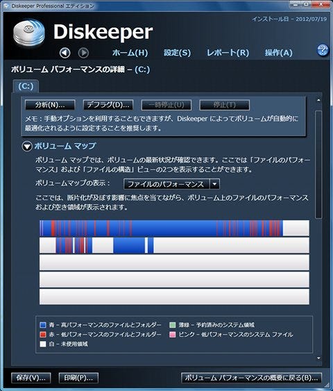 Hddを常時最適化 充実したpcライフを応援してくれる Diskeeper 12 を試してみる 1 マイナビニュース