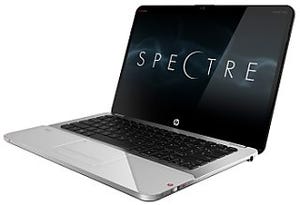 日本HP、メタル&ガラス素材の14型Ultrabook「SPECTRE」がIvy Bridge世代へ