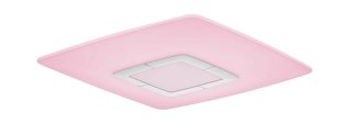 シャープ、癒しや安眠効果がある"さくら色"LED照明にスクエアタイプを追加