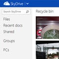 SkyDriveに「ごみ箱」機能、削除したファイルの復元が可能に