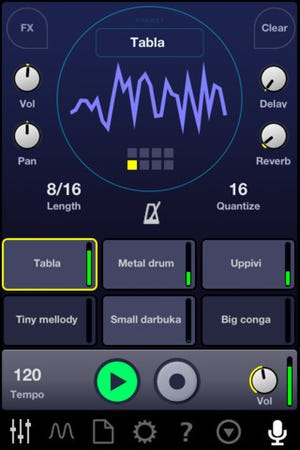 マイク入力によるドラム演奏が可能なiPhoneアプリ「Impaktor」発売