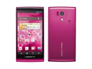 ドコモ、「AQUOS PHONE si SH-01E」のPink/Whiteを28日から事前予約受付