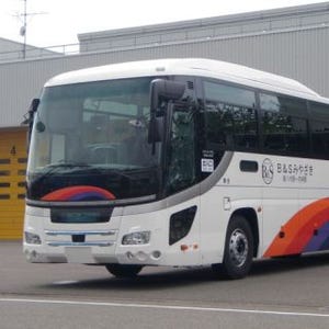 熊本県の産交バス「B&Sみやざき」にコンセント&パウダールーム完備の新車