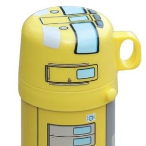 西武鉄道「黄色い電車オリジナル水筒」発売 - 水筒全体で新2000系を表現