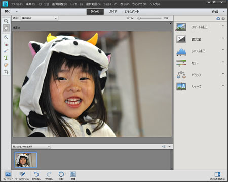 大幅にui変更した画像編集ソフト Photoshop Elements 11 の新機能 Vol 1 マイナビニュース