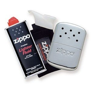 【募集終了】繰り返し使えるカイロ「ZIPPO Handy Warmer」