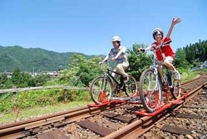 岐阜県飛騨市、廃線した鉄路利用の"レールマウンテンバイク"が鉄道賞受賞