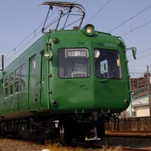 熊本電気鉄道「青ガエル」を侵略するであります! 「ケロロ電車」10/13披露