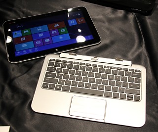 日本HPの2012年冬モデル、ノートPCでもタブレットでも。分離合体11.6型ENVY