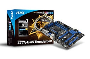 MSI、Thunderboltを搭載したIntel Z77マザー「Z77A-G45 Thunderbolt」