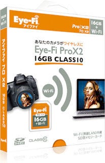 アイファイジャパン、無線LAN機能内蔵「Eye-Fiカード」に16GB・Class10追加