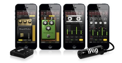 ギター ベース エフェクトアプリ Amplitube Iphone 5対応の最新版 マイナビニュース