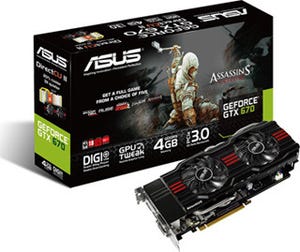 ASUS、ゲームクーポン付きGeforce GTX 670/OC版660搭載カード