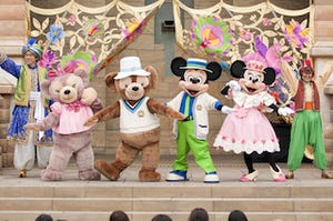 東京ディズニーシー、ミッキーとダッフィーが主役の"春を巡る船旅"イベント