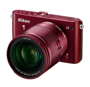 ニコン、AF追従15コマ/秒連写やAF固定60コマ/秒連写が可能な「Nikon 1 J3」