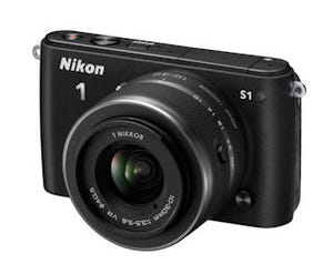 ニコン、直感的なメニュー操作の初心者向けミラーレス一眼「Nikon 1 S1」