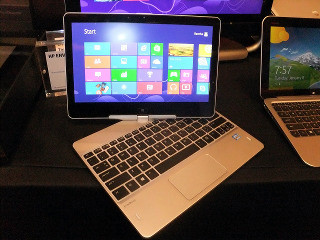 CES 2013 - HP、ヒンジで回るコンバーチブル型のモバイルノート「EliteBook Revolve」