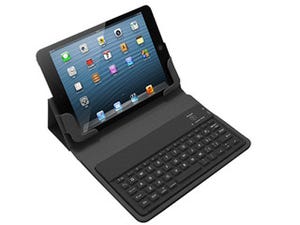 マグレックス、iPad miniを収納できるレザータイプのBluetoothキーボード