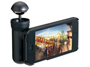 iPhone 5専用の360度パノラマ撮影キット「bubblescope」