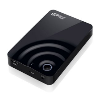 シリコンパワー、バッテリ駆動約5時間のWi-Fi/USB 3.0対応ポータブルHDD