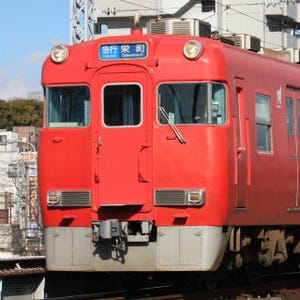 愛知県の名鉄瀬戸線6600系、引退記念で特別ラッピング&記念入場券発売