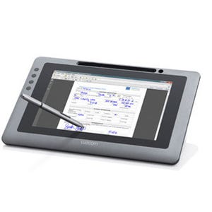 ワコム、デジタル署名に使える小型液晶ペンタブレット「DTU-1031」を発売