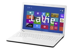 NEC、低価格の15.6型エントリーPC「LaVie E」 - CPU強化とOffice 2013