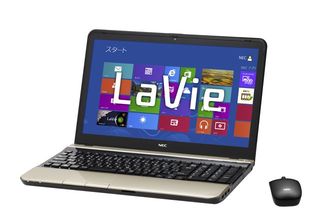 NEC、Office2013搭載「LaVie L」15.6型液晶はタッチ操作式から通常操作