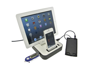 上海問屋、iPhone 4/4S用とGalaxy SIII用の充電ステーション