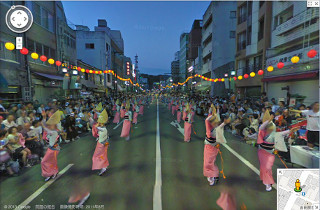 Googleストリートビューで四国巡りに阿波踊り!　国内の閲覧地域が拡大