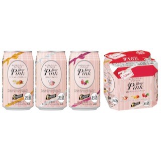 アサヒビール、20代女性向けにピンク色の缶カクテル「ディアピンク」発売