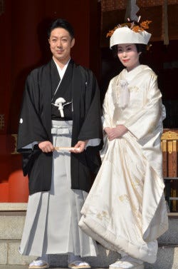 尾上菊之助が神田明神で挙式 最高におめでたい婚です ファン 500人が祝福 マイナビニュース