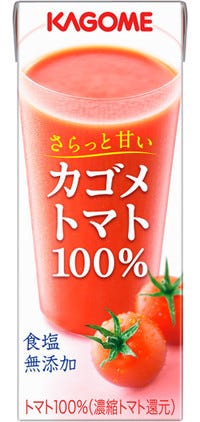 1本でトマト4 5個分 高リコピントマトを使用した カゴメトマト100 マイナビニュース