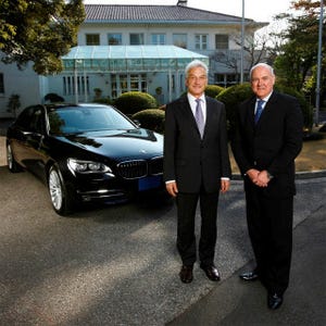 BMW、駐日ドイツ大使公用車として「ActiveHybrid 7 L」を納車