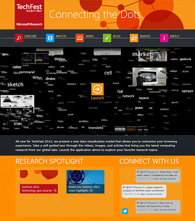Microsoft Researchの研究結果を披露する「TechFest」が今年も開催