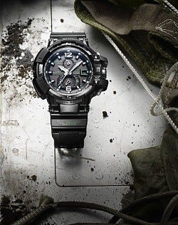 カシオ、新型磁気センサーで方位が測れるスカイコックピット「G-SHOCK