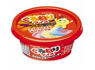 ぶどう、いちご、ソーダを混ぜると●●味になる!　「ぐるねりアイス」発売