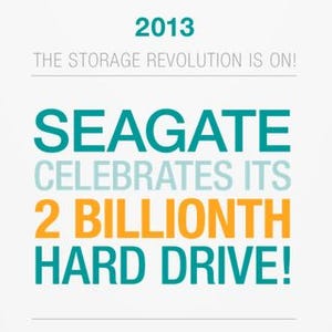 シーゲイト、HDD出荷20億台を達成 - 29年を要した10億台到達から4年で