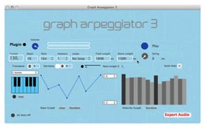グラフを自由自在に描くだけでサウンドが作れる「Graph Arpeggiator 3」